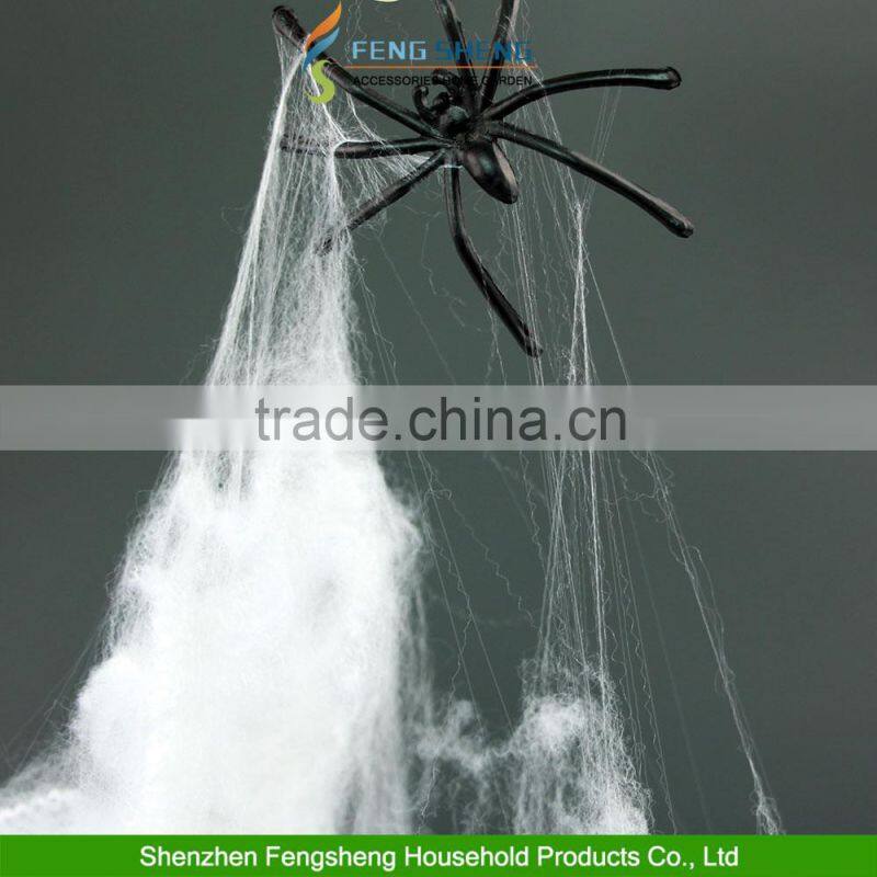 Halloween Stretchy Spider Web Cobweb Halloween Gauze Draping Horror Decoration