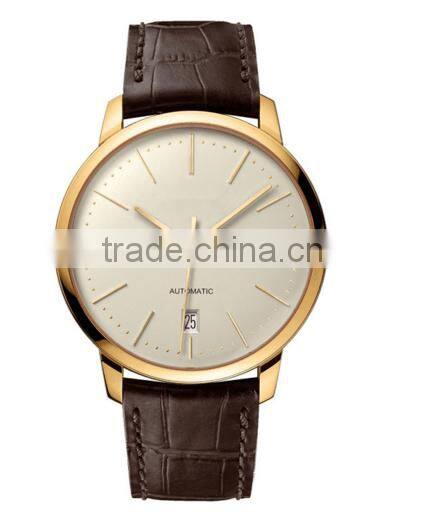 2016 Best Luxury Unusual Valentine Gifts For Him Genuine Leather Strap Watch