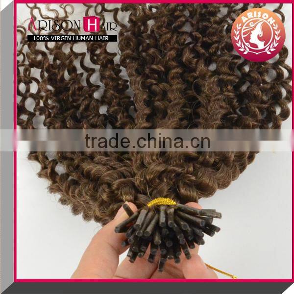 100% Remy Brazilian virgin hair I tip hair extension