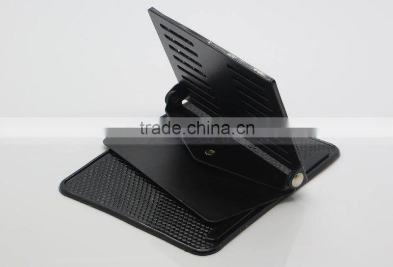PU Metal sticky pads Car Bracket Phone Holder Stand for phone GPS Tablet 360 Degree Anti Slip Mats