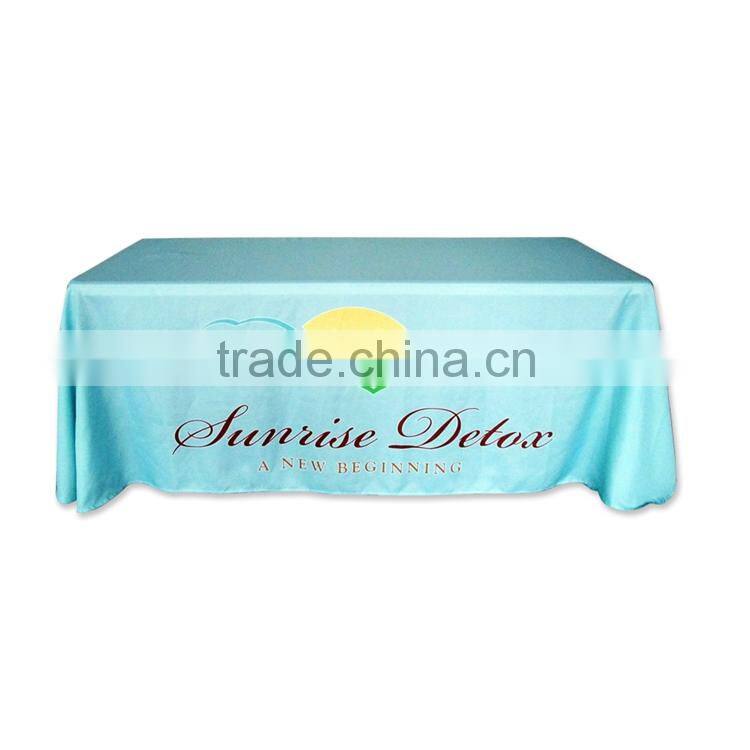 2015 Promotional Price Customized Oem 4Ft 6Ft 8Ft Table Cloth/Cover
