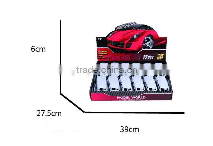 1:32 diecast bus pull back metal bus toy
