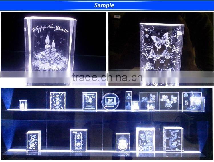 Competitive Price 3d photo crystal laser engraving machine for sale