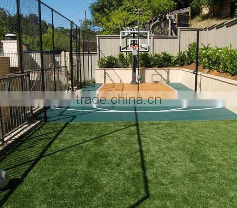 High quality artificial grass for tennis court basketball flooring