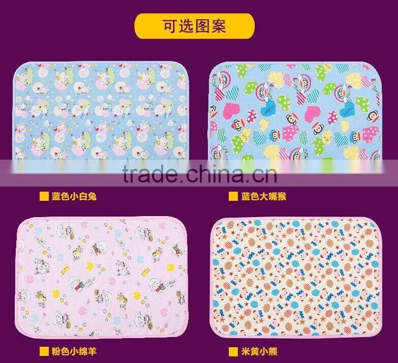 VGERGER Popular Customized size bed Bed waterproof pad with floral Made in China