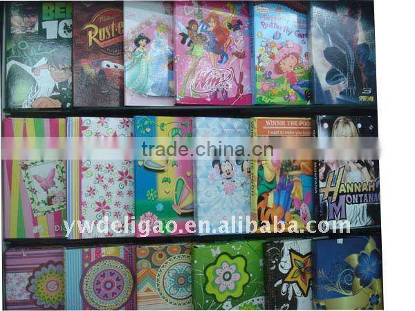 Paris Triumphal Arch Printed Art Paper Wrapping O Ring Binder Desktop File Folder for Office Stationery Cardboard A4 or FC Size