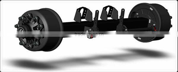 China OEM rubber torsion axle with disc brake