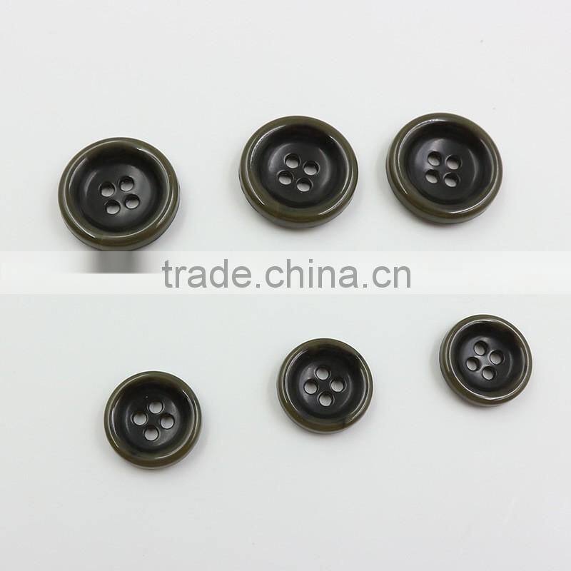 Sedex Audited Factory 2 Pillar imitation corozo 4 holes fire proof urea button, urea button for suit