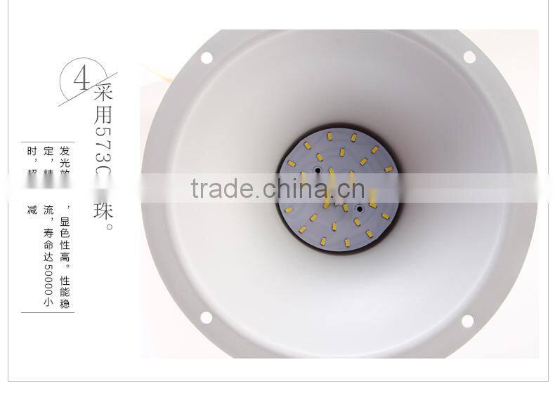 12w Trumpet LED Pendant Light Dining Room Creative Horn Lamp LED Droplight