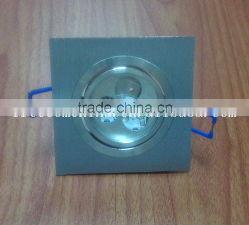 Lighting Accessories Aluminum LED Grille Light Fixtures/Cover 3W