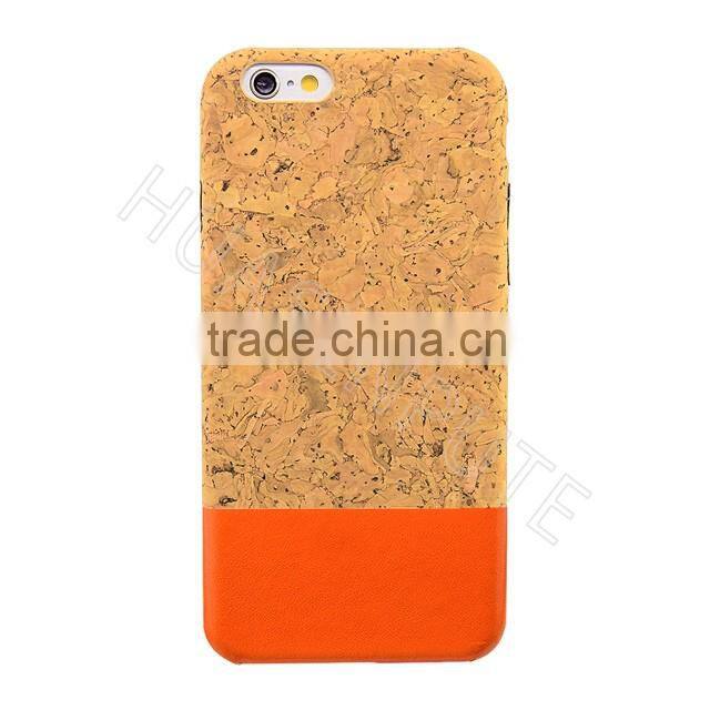 Real Wooden and PU Leather Back Cover Case For Apple iPhone 6s