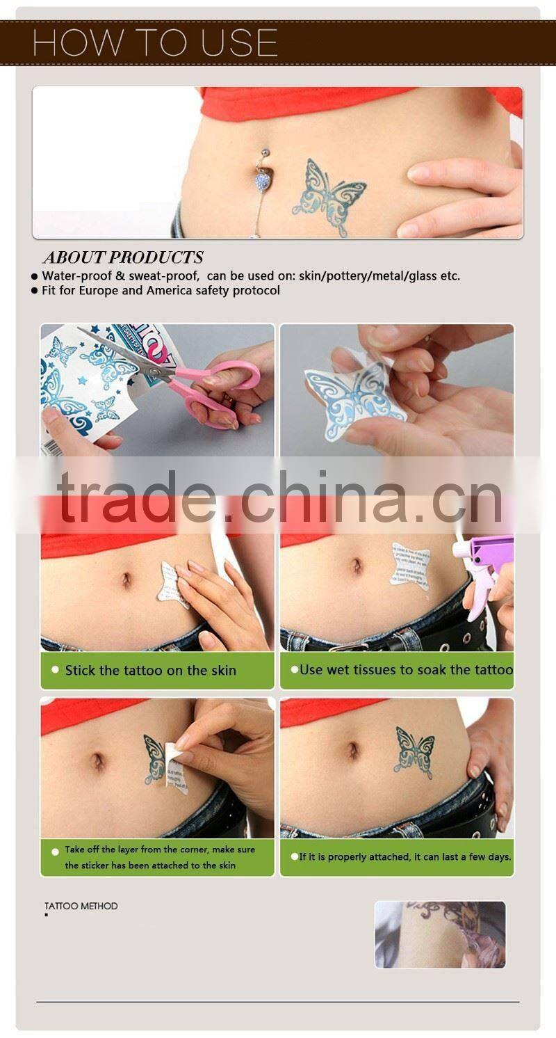 HC73 HC-73 New Design Fashion Temporary Tattoo Stickers Temporary Body Art Waterproof Tattoo Pattern Can Mix order