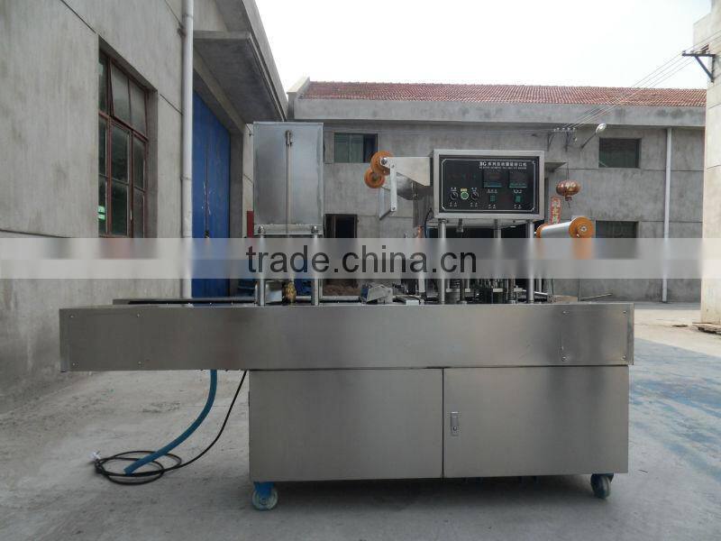 Automatic cup filling and sealing machine for juice/jelly/water