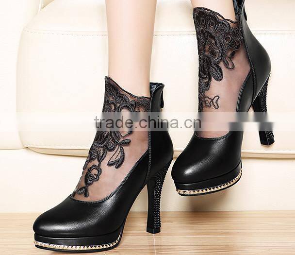 ladies black lace sexy nice mature italian dinner shoes