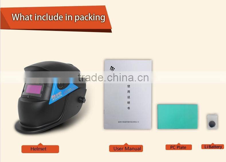 Riland TIG/MIG/ Auto-Darkening welding helmet batman welding helmet Glass safety helmet welding mask