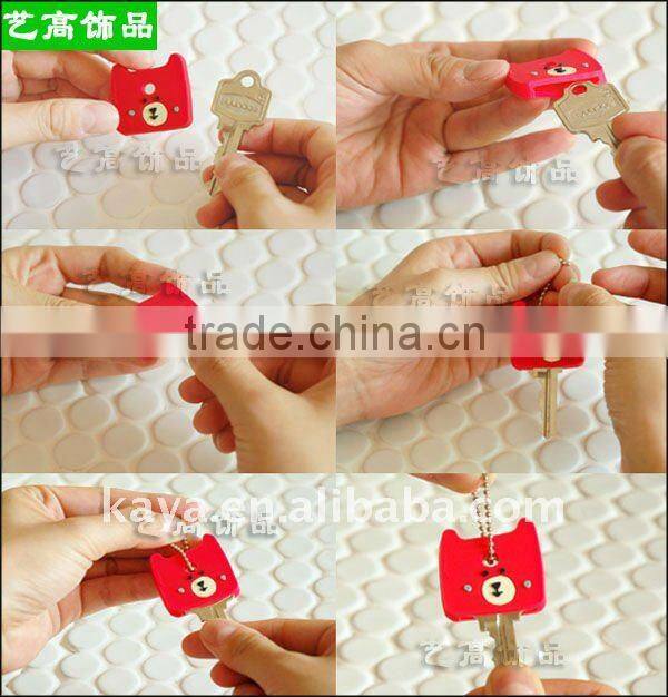 Custom double-sided 3d plastic smart key covers