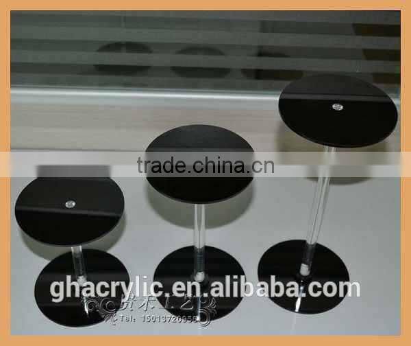 black color, transparent cosmetic display, lipstick display stand