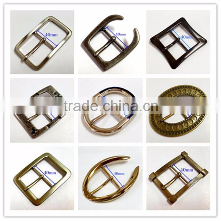 Fashion High Quality Metal Pin Type Reversible Belt Buckle