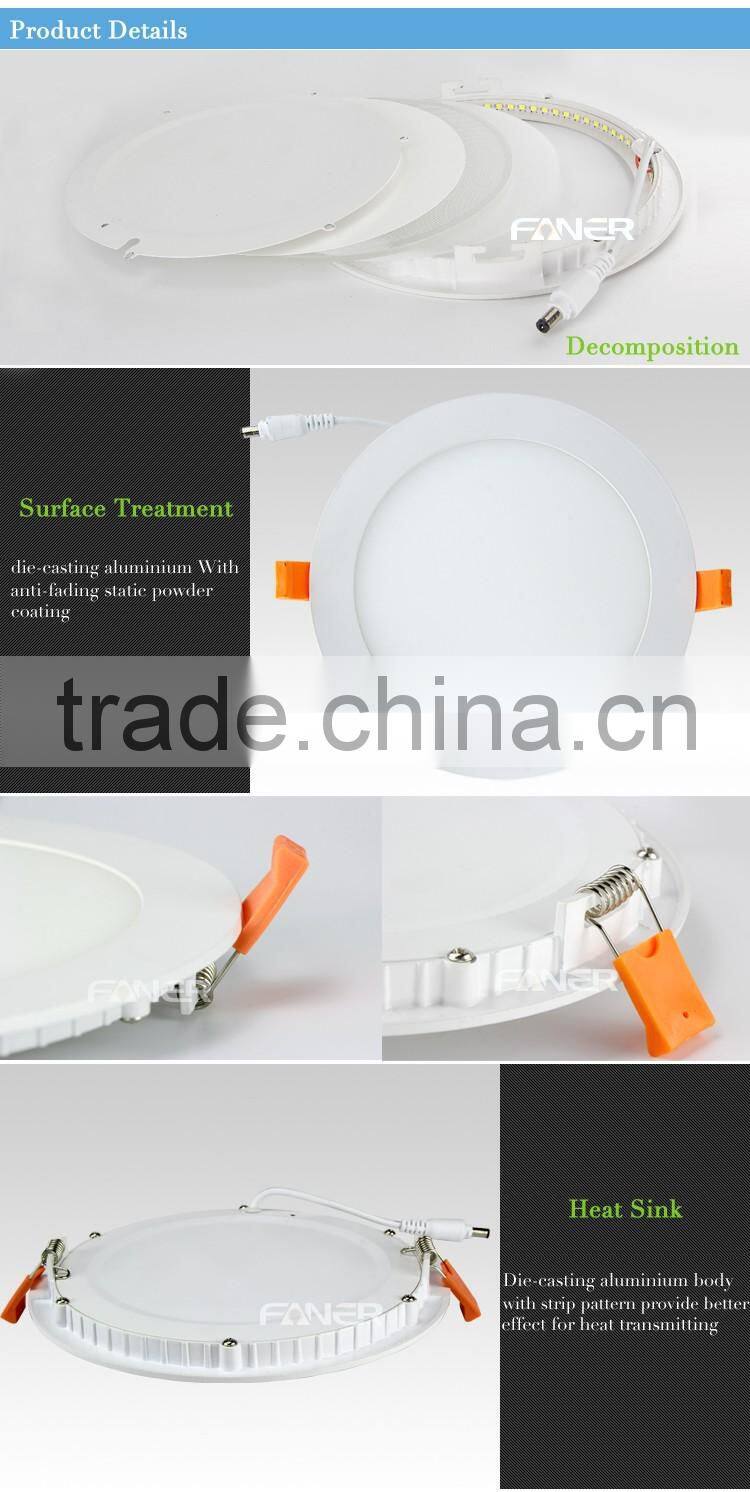 3w 4w 6w 9w 12w 15w 18w 20w 24w round panel light led helio led panel light price