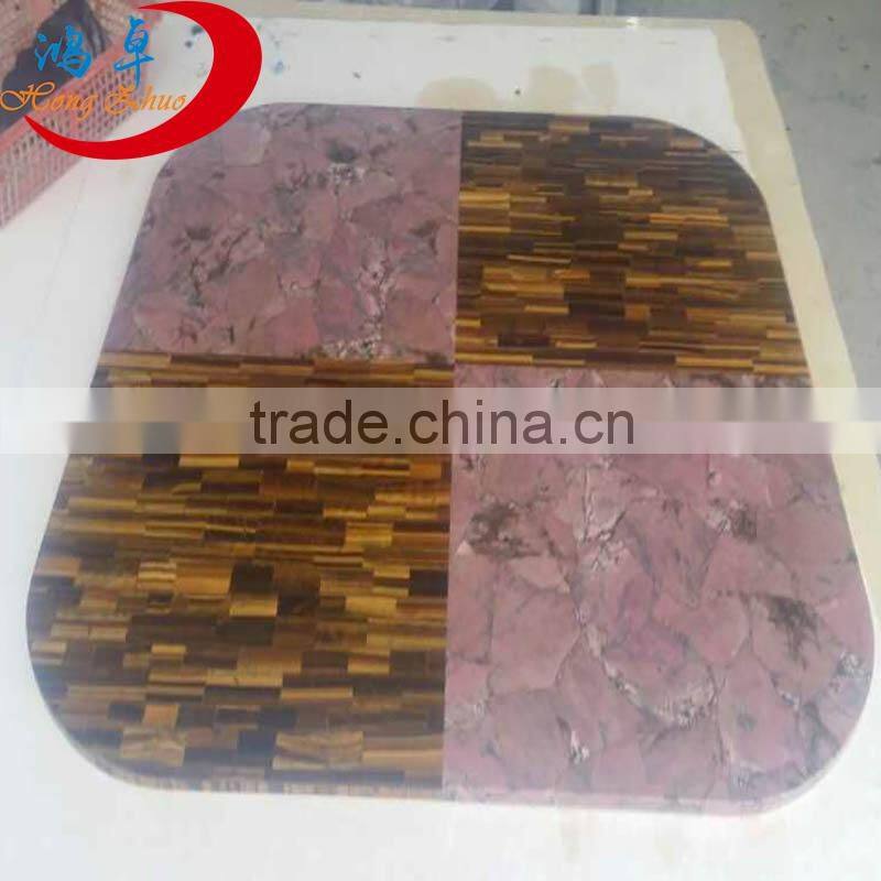 wholesale decoration material agate jade stone slabs and tiles
