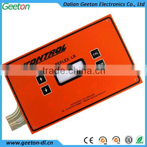 Tactile Embossed Button Membrane Panel