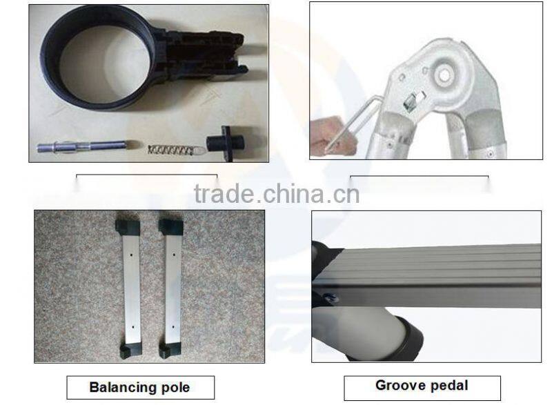 2015 Super cheap price "a" frame telescopic electric attic ladder AZJ1020