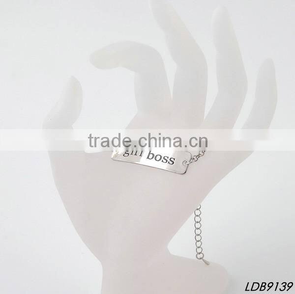 Gold and Gun Metal Alloy Interval Bracelets Fashion Jewelry