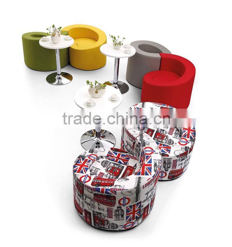 Chinese style unique design outdoor streamline comfortable modular lounge Leisure sofa