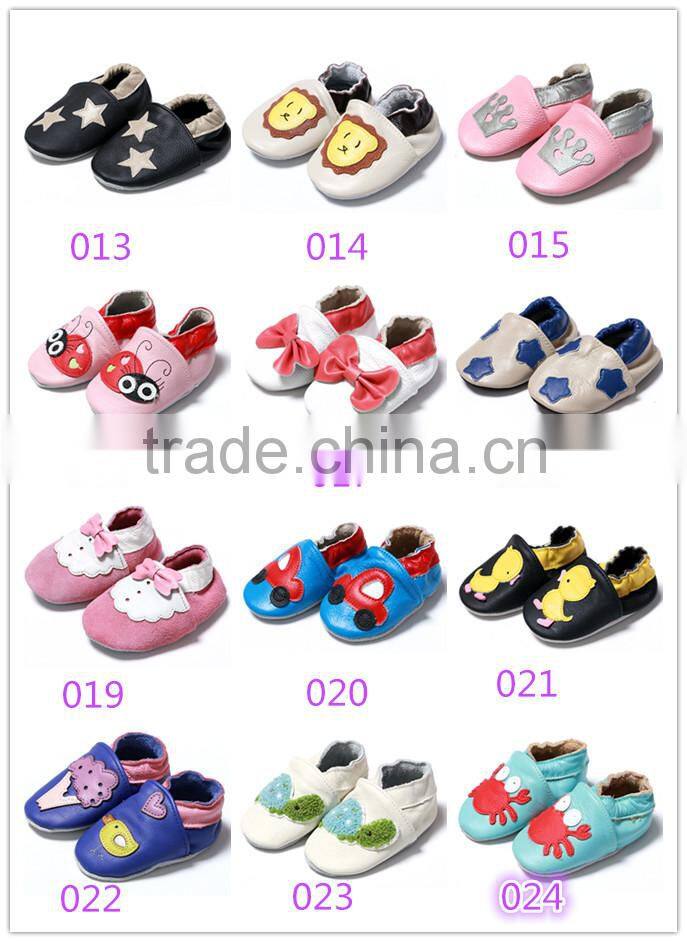 hot selling genuine leather baby shoes soft sole toddle kids sneakers shoes