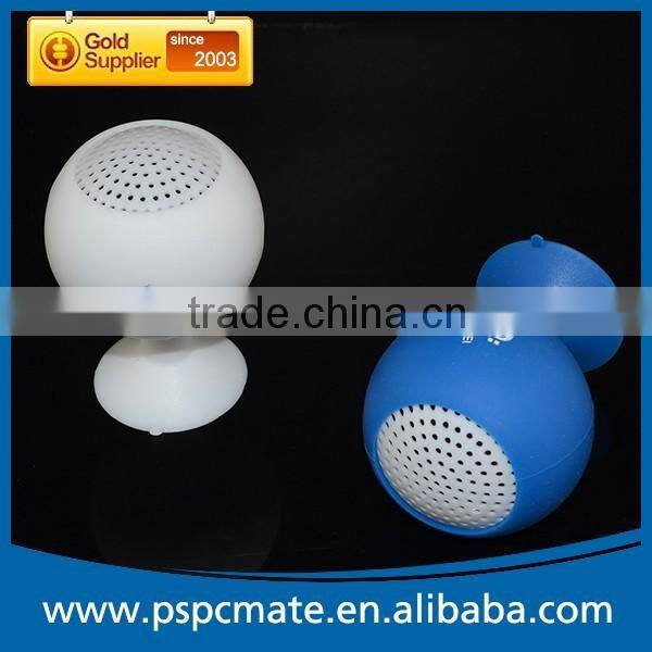 Red Wine Glass Shaped Wired Silicon Mini Sucker Cup Speaker