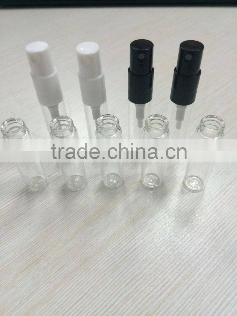 2ml tube glass bottle with pump