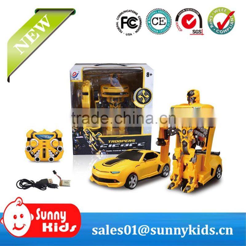 transformation universal remote control toy RC car transform robot toy