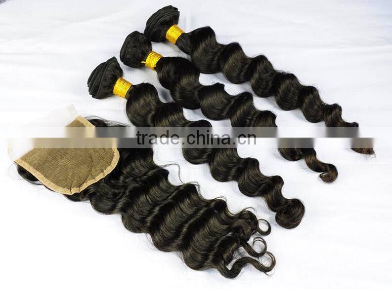Cheap Virgin Brazilian Hair Closure Piece Free Parting 3 Way Part Full Lace Closures Add 40 Can make Silk Base