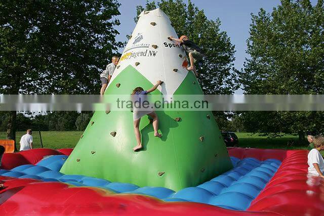 amazing inflatable rock wall climbing games