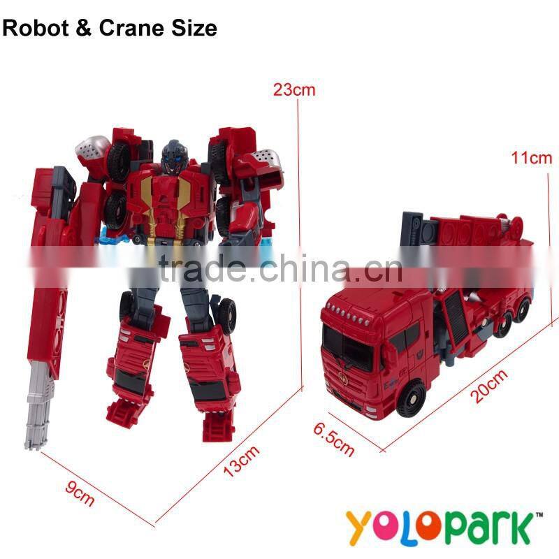 Metal Five In One Deformation Robot Excavator