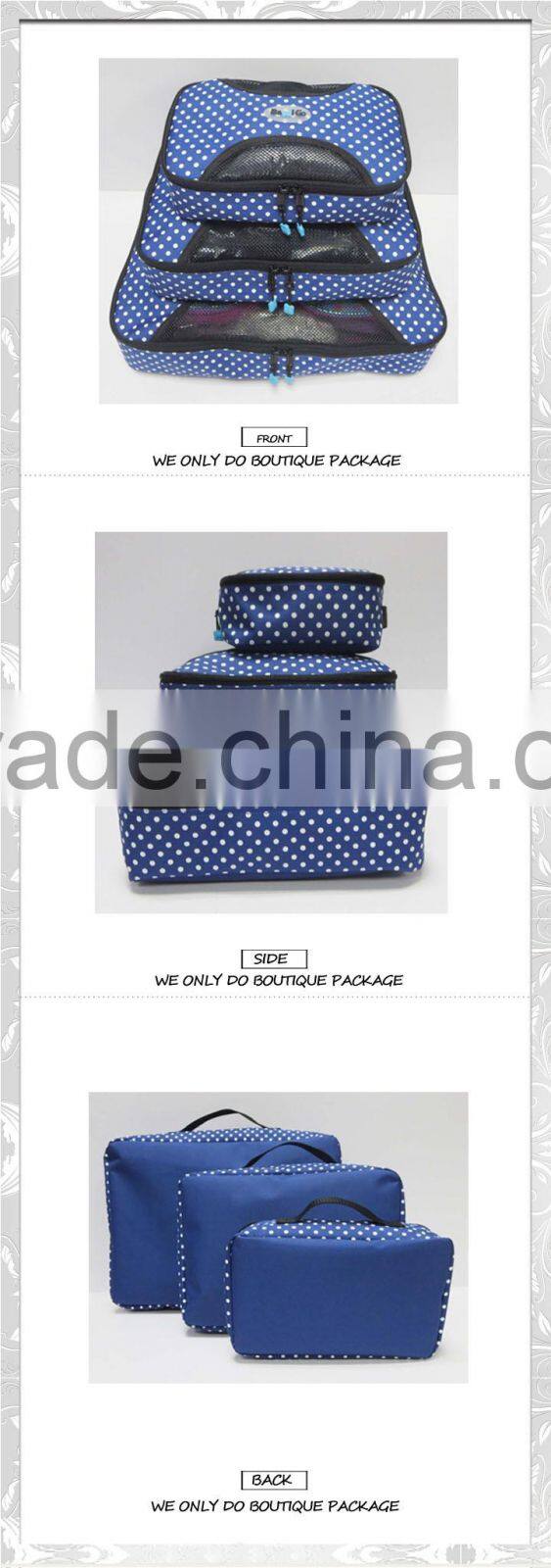 6pcs Set Packing Cubes with Shoe Bag and Dirty Clothes Bag