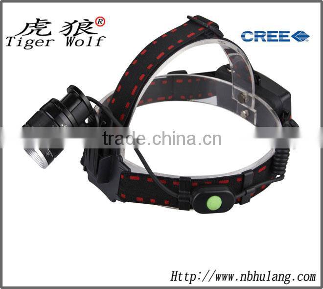 Rotatable Zoom Function XML T6 Head Torch Light headlamp