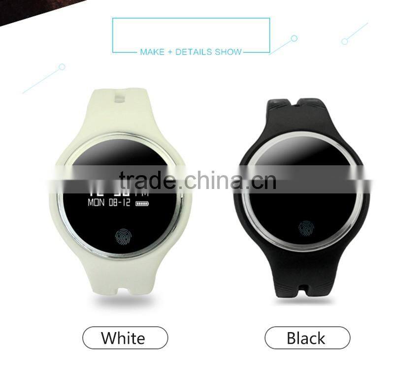 Hot selling E07 smart sport wristband healthy tracker sleeping pedometer bracelet with app