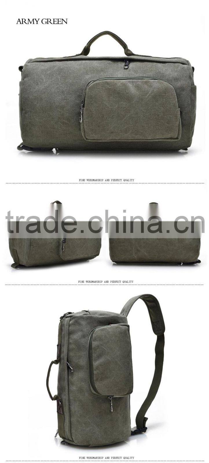 wholesale canvas backpack new fashion stylish sport bucket backpacks