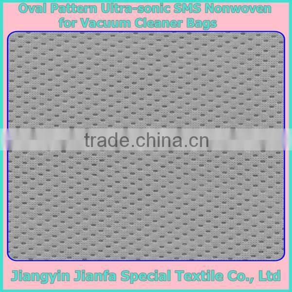 Oval Pattern Ultra-sonic SMS nonwoven for Vacuum Cleaner Bags