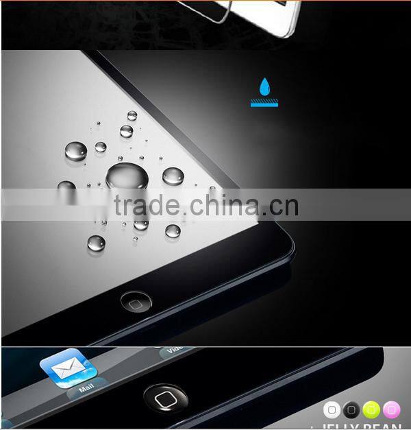 High quality tempered glass anti finger print 2.5D 9H hardness