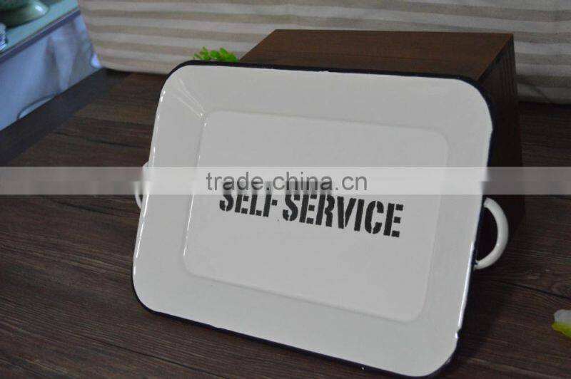 Fuquan enamel big tray