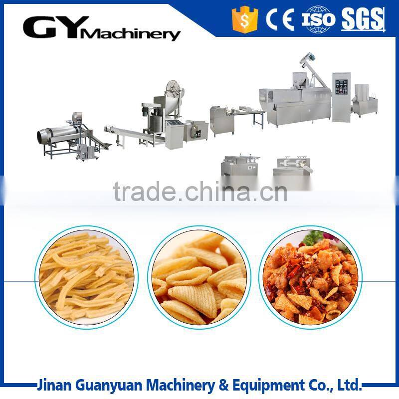 fried snacks production line/potato snack chips making machine