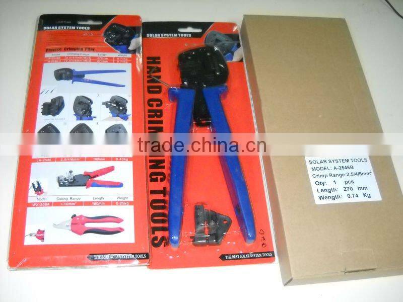 Hand crimping tools for steel cable 2.5mm2&4.0mm2&6.0mm2
