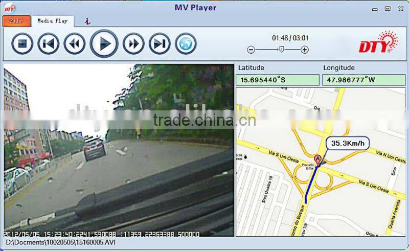 Waterproof portable mini dvr high definition video record with GPS, V8G