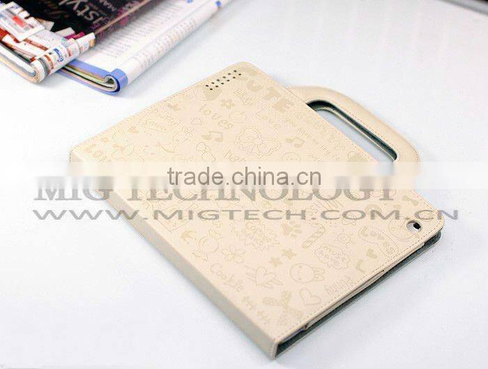 High end Leather bag for Ipad 2 3, for ipad 3 bag, for ipad3 case