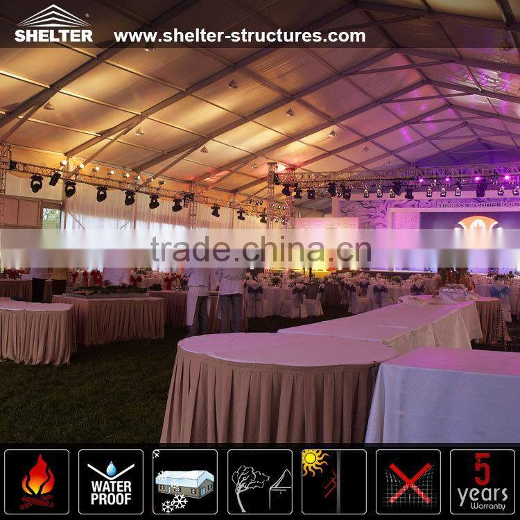 White PVC luxury wedding tent for sale