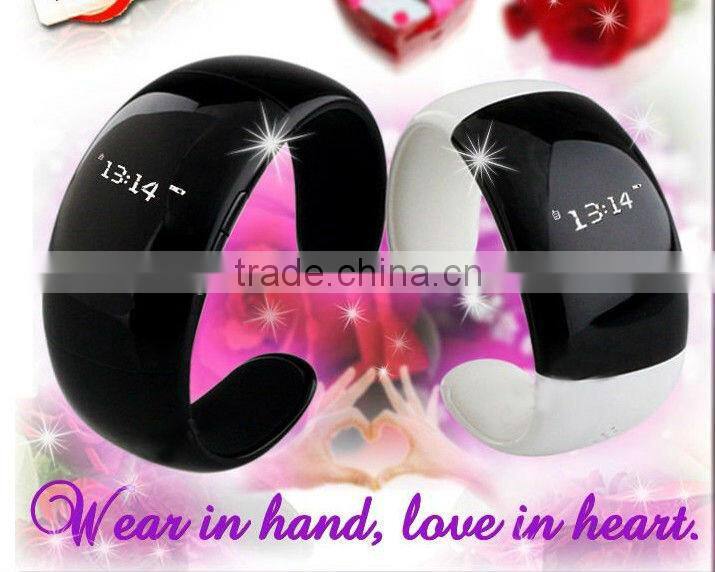 Bluetooth bracelet watch with caller id, fashion watch wifi bracelet bluetooth