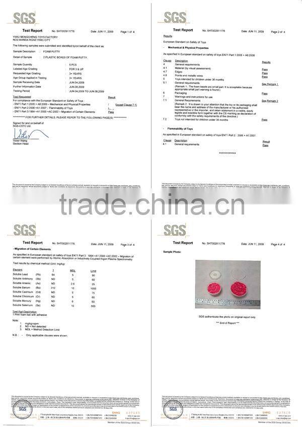 DIY foam putty toy funny educational toy diy bouncing putty toy snow putty toy