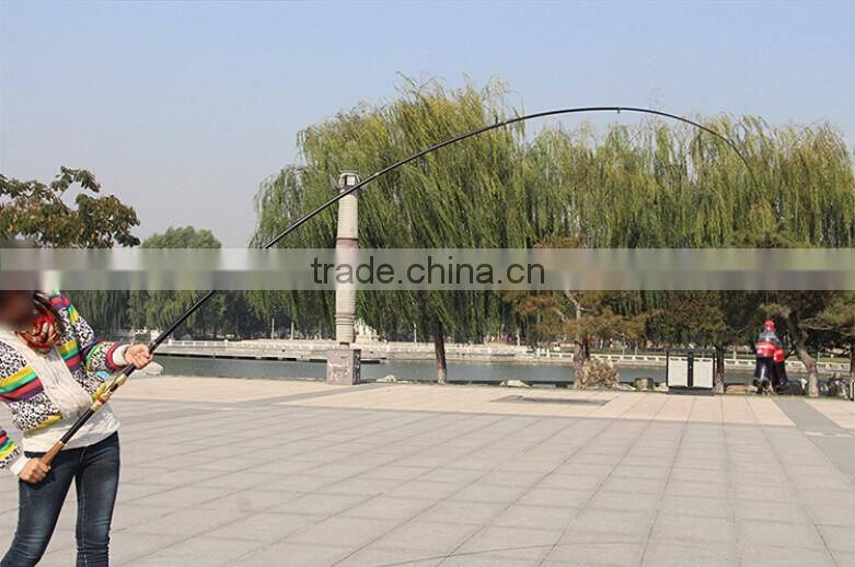 2016 New Style Super-hard Carbon Telescopic Fishing Rod Throwing Long Shot Rod Length 2.1M/2.4M/2.7M/3.0M/3.6M